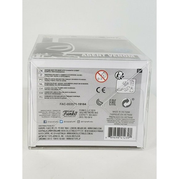 Funko 507 AGENT VENOM in Protector VAULTED Mint Marvel Pop in a Box Exclusive - Picture 9 of 9